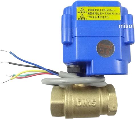 Amazon Misol Pcs Of Motorized Valve Brass G Dn Way