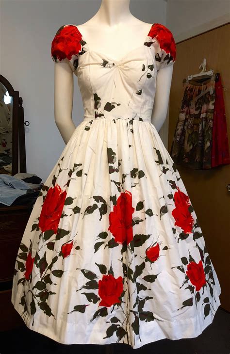 Rose Pattern Dress