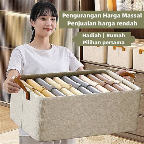 Jual Kotak Penyimpanan Storage Box Organizer Serbaguna Tempat Pakaian