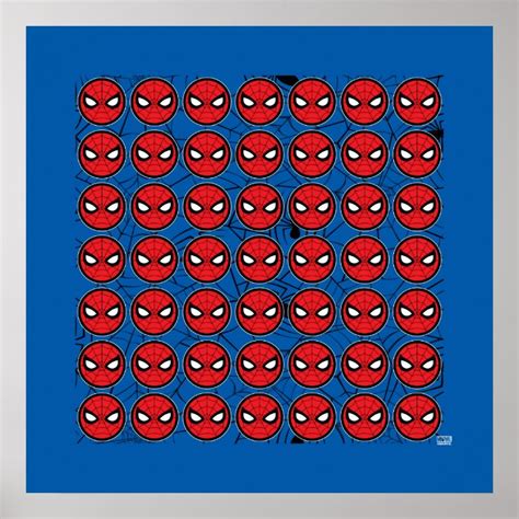 Spider-Man | Head Logo Poster | Zazzle