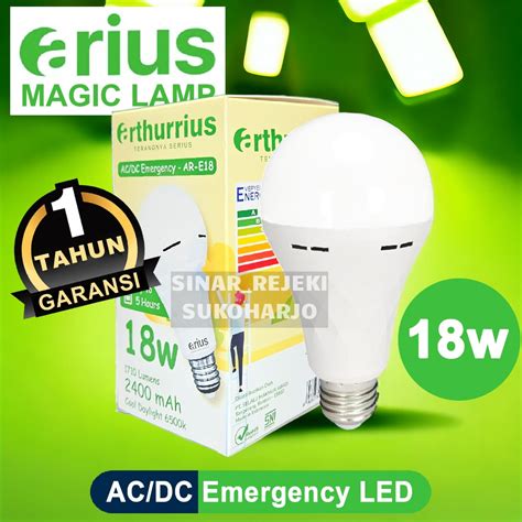 Jual ARIUS Lampu Emergency LED Magic Lamp Lampu 9w 12w 18w Bohlam