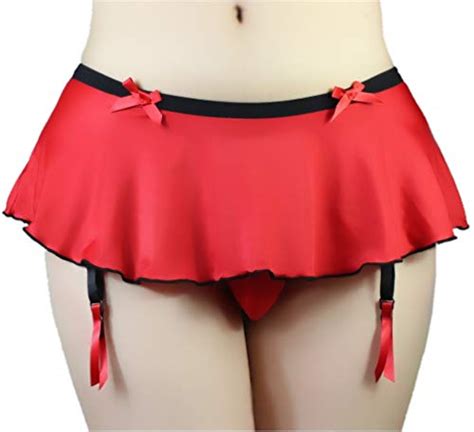 Aishani Sissy Pouch Panties Men S Skirted Mooning Bikini Briefs Girly