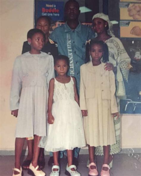 meet Ekene Umenwa's family - Parents, Father, mother, sisters in throwback photo