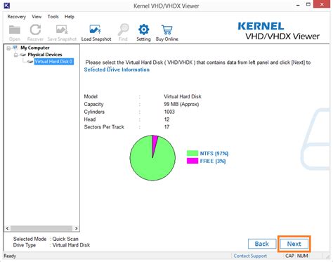 How Does Kernel VHD VHDX Viewer Work