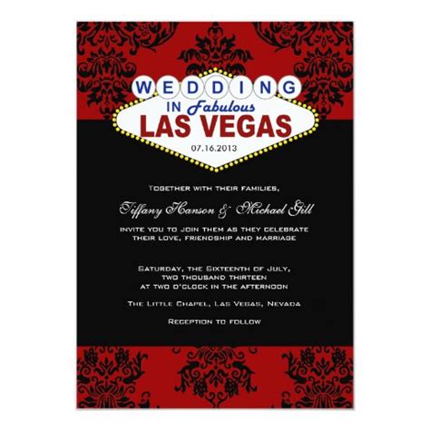 Viva Las Vegas Wedding Invitation | Zazzle