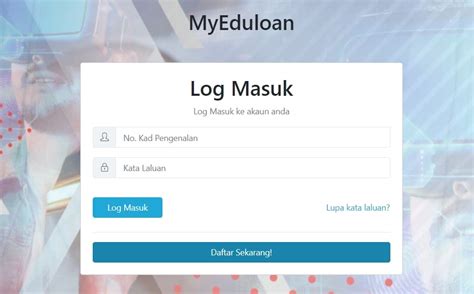 Myeduloan Sistem Permohonan Pinjaman Pelajaran Mara