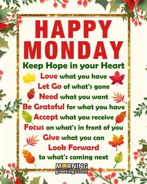 50 Best Monday Morning Quotes Wishes Pics - Morning Greetings – Morning ...