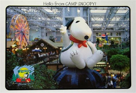 Camp Snoopy Inflated Snoopy Post Card | snoopn4pnuts.com