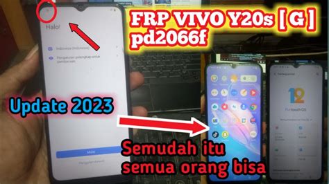 Cara BYPASS FRP VIVO Y20s G Lupa Akun Google Tanpa Komputer Terbaru