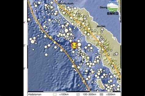 Bmkg Gempa M Guncang Sinabang Antara News Ambon Maluku