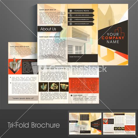 Professional Business Three Fold Flyer Template