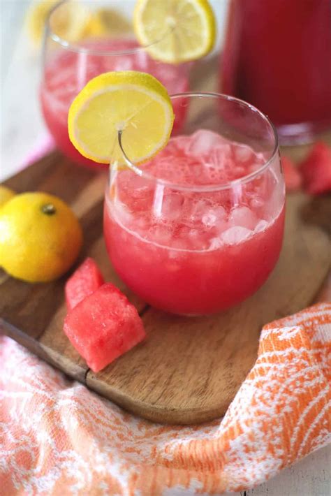 Watermelon Lemonade Recipe - Delish Knowledge