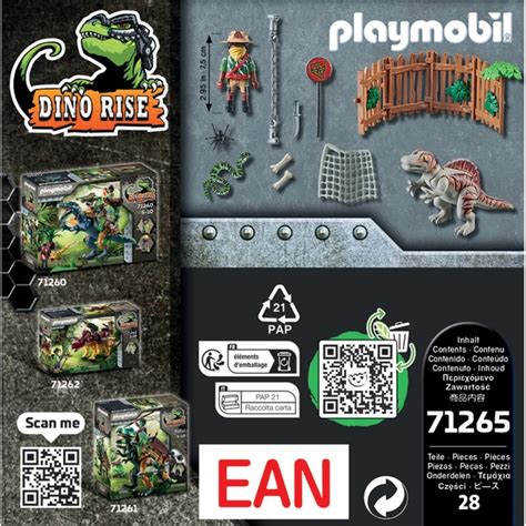 Playmobil Dino Rise B B Spinosaure Et Combattant Playmobil