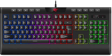 Gamenote Gaming Toetsenbord Membraam Rgb Verlichting Qwerty