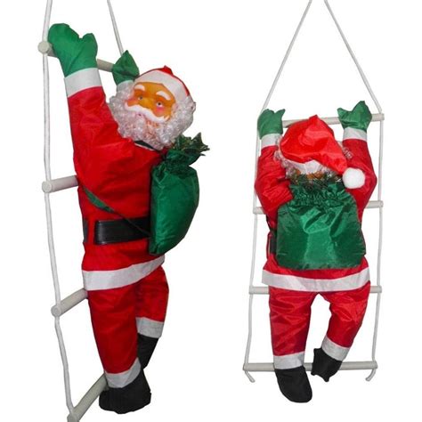 Papai Noel Escada Escalador Janela Parede Decoração Natal Shopee Brasil