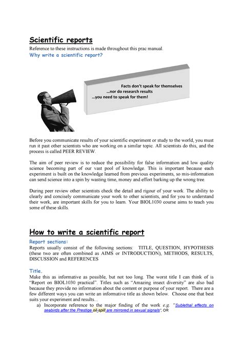 How To Write A Scientific Report Scientific Reports Reference To These