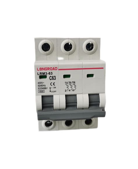 4 5ka Mini Circuit Breaker 3 Pole MCB Miniature AC 400V 6 10 16 20A