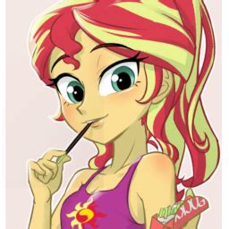 Sunset Shimmer In A Bikini Fimfiction