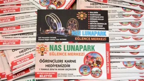 Batmanl Rencilere Karne Hediyesi Lunapark Bileti Haberler