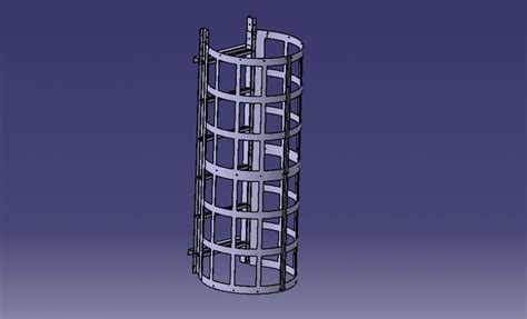 Cylindrical Frame Catpart Thousands Of Free Autocad Drawings