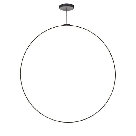 Kuzco Cirque In Watt Light Black Integrated Led Pendant Light