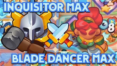 Rush Royale โหมด Clan Tournament Inquisitor MAX vs Blade Dancer MAX