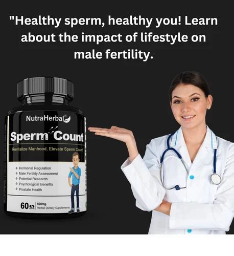 Nutraherbal Sperm Count Capsule Boost Male Fertility Naturally At Rs