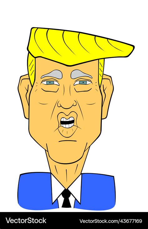 Donald Trump Royalty Free Vector Image Vectorstock