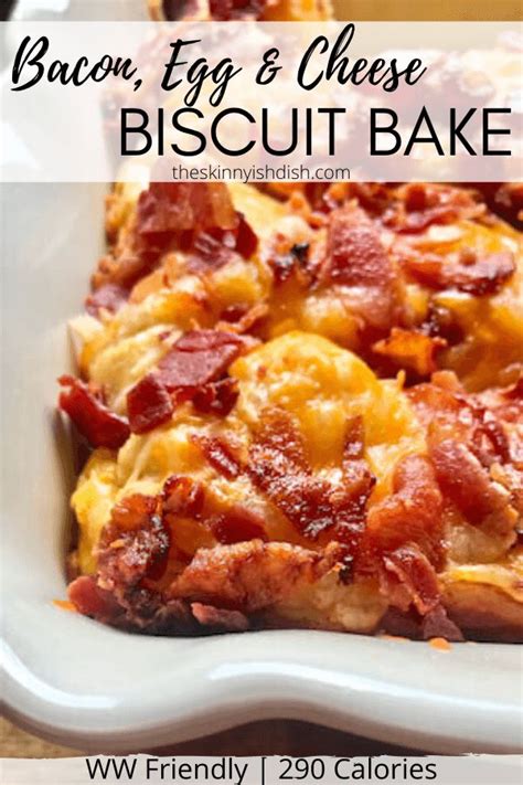 Delicious Bacon Egg And Cheese Biscuit Bake