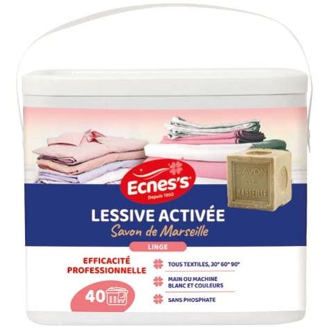 Ecness Lessive Poudre Ecness Activ E Sans Phosphate Kg Leroy Merlin