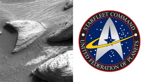 Mars rock resembling iconic Star Trek symbol snapped by NASA’s ...