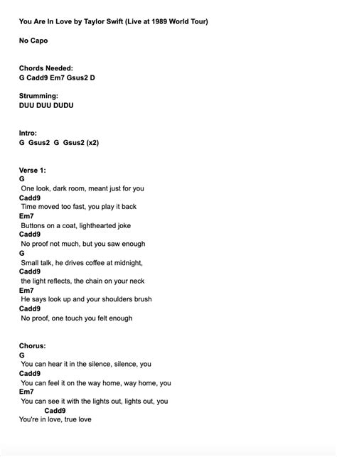 Way Back Into Love Guitar Chords