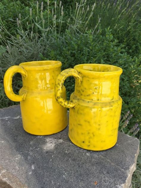 Pichet Vase Jaune Poterie Vintage Kaufen Auf Ricardo