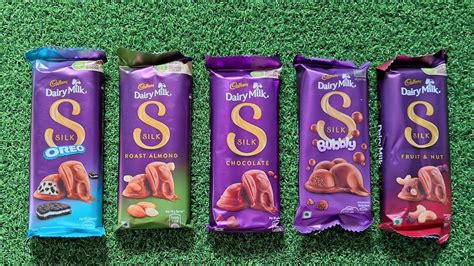 🍫cadbury Dairy Milk Silk Chocolate Vs Bubble Vs Roasted Almond Vs Oreo