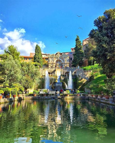 Villa d'Este, gorgeous baroque villa in Tivoli;Lazio, Italy : r/europe