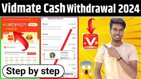 Vidmate Cash App Se Paise Kaise Withdraw Kare Vidmate Cash Vidmate