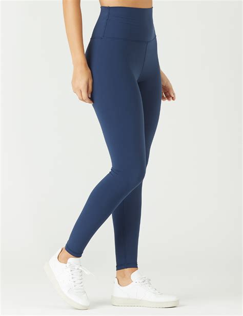 High Waist Pure Legging Navy In 2020 Outfits With Leggings Blue