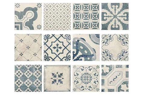 Parisian Chic Decor Mix Wall Tile 20x20cm Parisian Chic Decor Patterned Bathroom Tiles