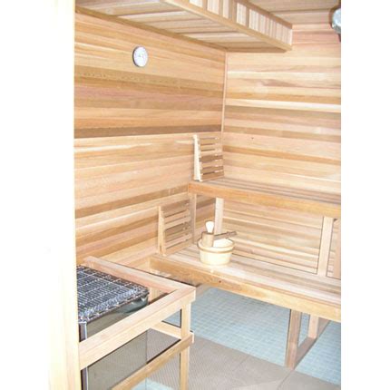 8x9 Cedar Sauna Materials Package Cedarbrook Sauna Steam