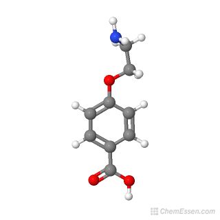 4 2 Aminoethoxy Benzoic Acid Structure C9H11NO3 Over 100 Million