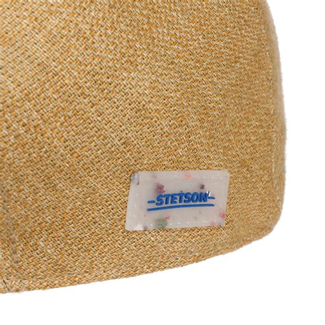 Uni Sustainable Linen Flat Cap By Stetson