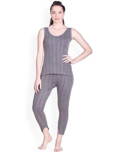 Lux Inferno Womens Slip Thermal Slip Top And Lower Set 90cm At Rs 89900 Women Bodywarmer