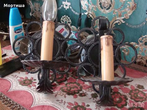Аплици за стена ковано желязо в Лампи за стена в гр. Сливен ...