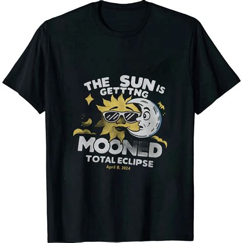 Gosmith Total Solar Eclipse Chase 2024 Sun Is Getting Mooned T Shirt