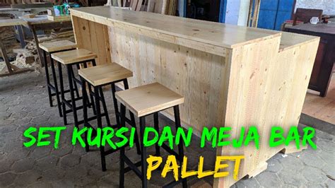 Membuat Set Kursi Meja Bar Minimalis YouTube