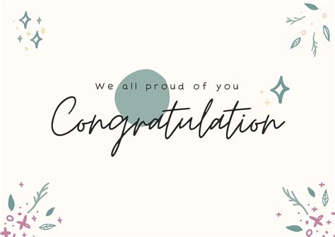 Congrats Printable Sign