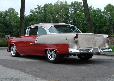 1955 Chevrolet Bel Air 2 Door Hardtop Rear 34 60706 1955 Chevrolet 55 Chevy Chevrolet