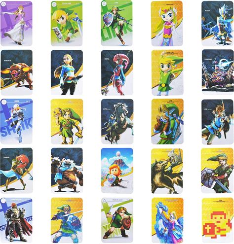 Lot De Cartes Zeld Amibo Pour The Legend Of Zeld Breath Of The Wild