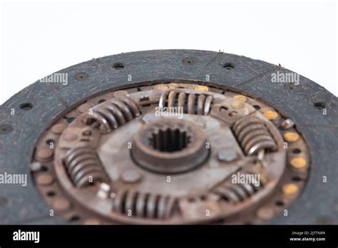 Old And Worn Clutch Plate Disc Viewed From Different Angles Clutch