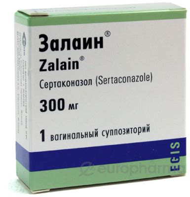 Купить Залаин 300 мг, №1, ваг. свечи — Europharma